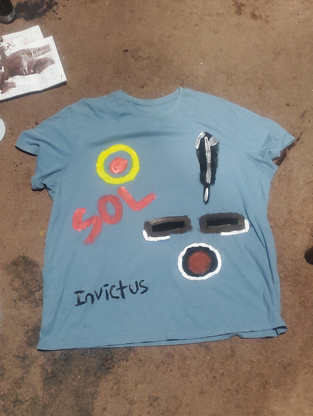 Goodfellow & Co Light Blue Graphic Short-Sleeve Tee